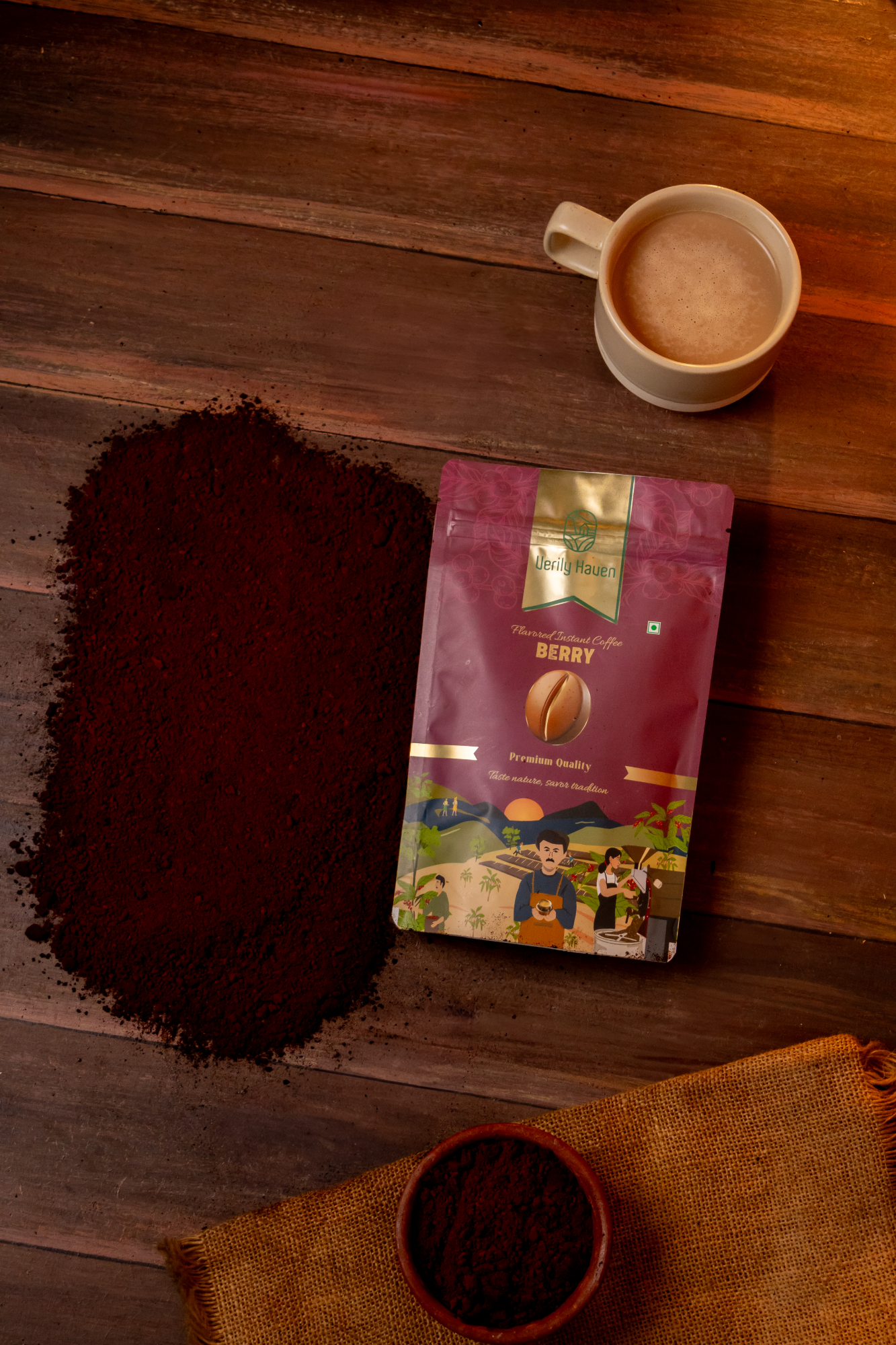 Instant Coffee Pure Agglomerated- Berry