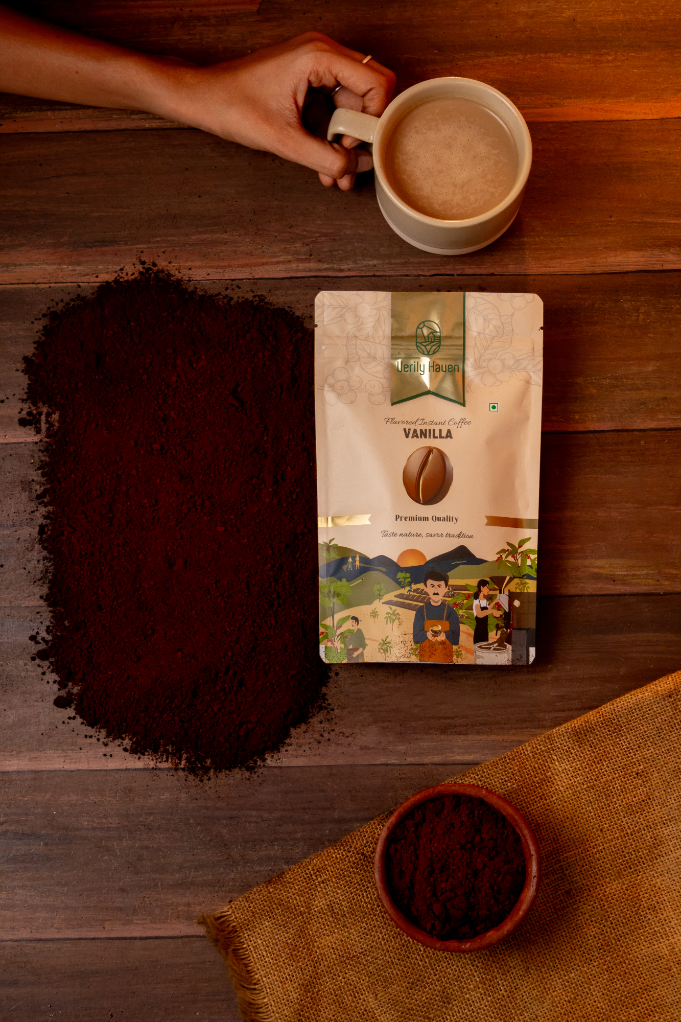 Instant Coffee Pure Agglomerated- Vanilla