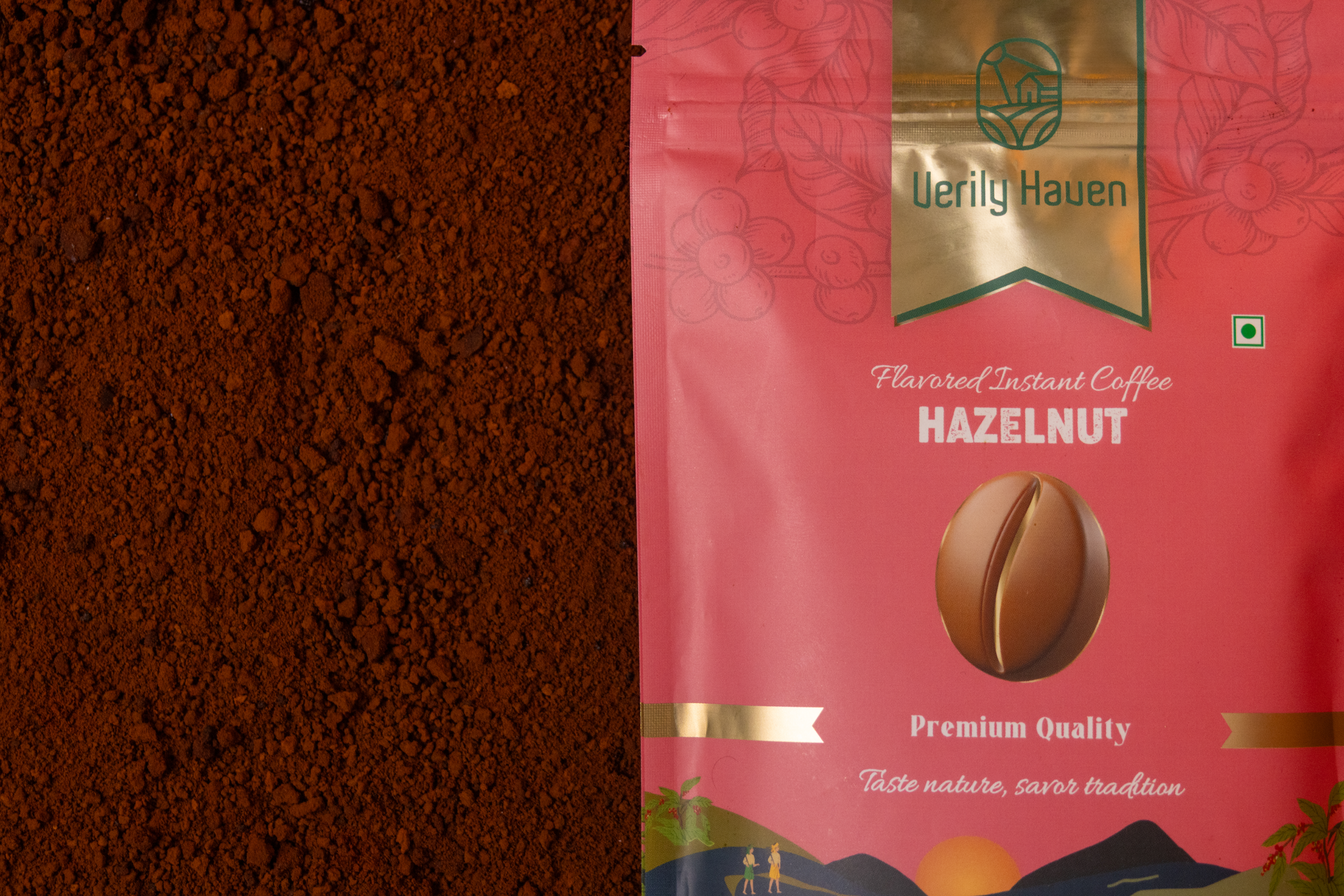 Instant Coffee Pure Agglomerated- Hazelnut