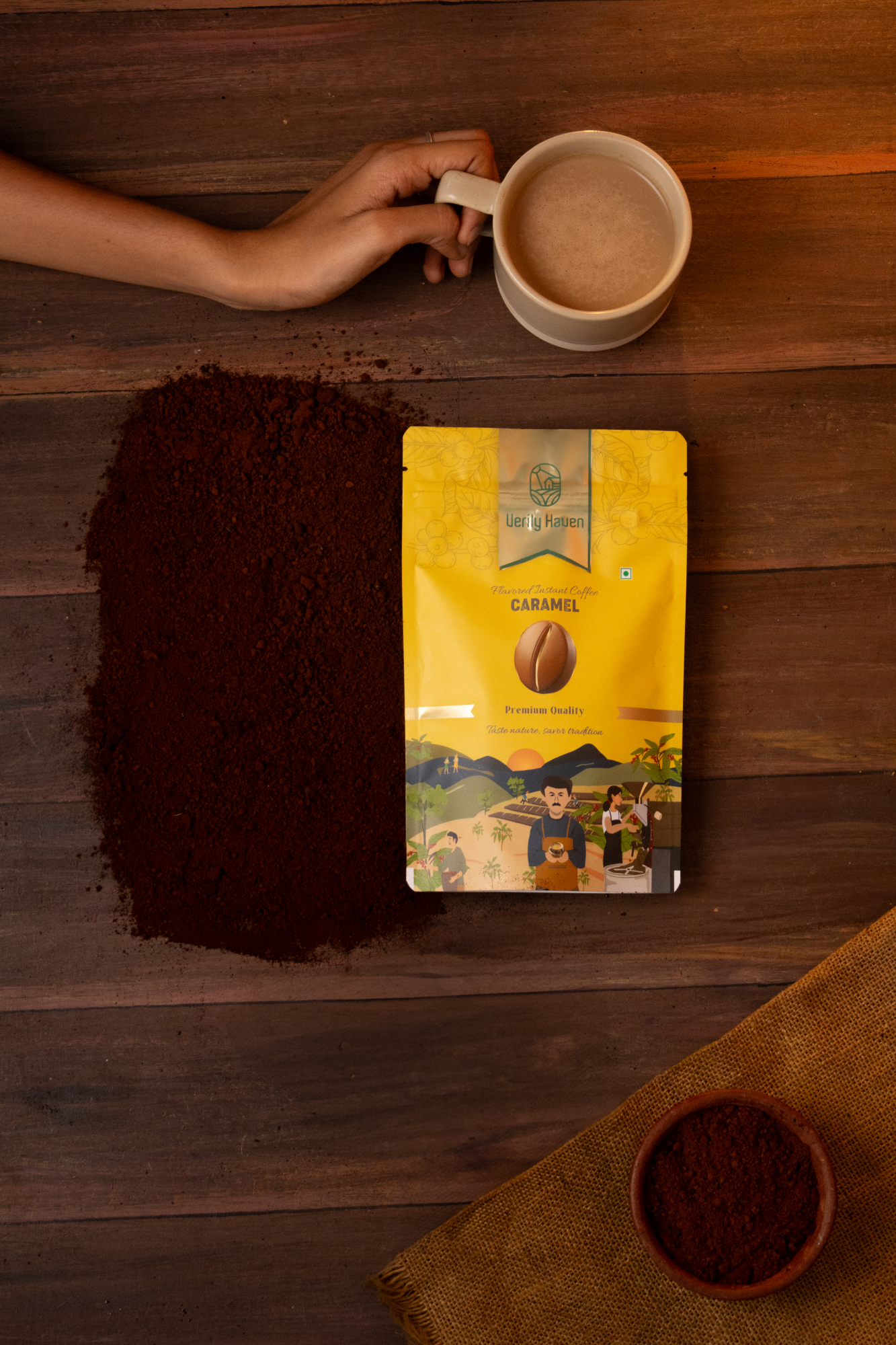 Instant Coffee Pure Agglomerated- Caramel
