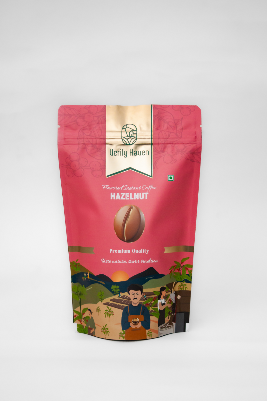 Instant coffee Pure Agglomerated- Hazelnut