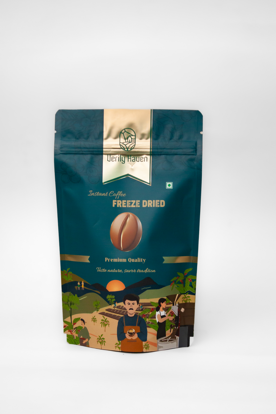 Instant coffee freeze dried