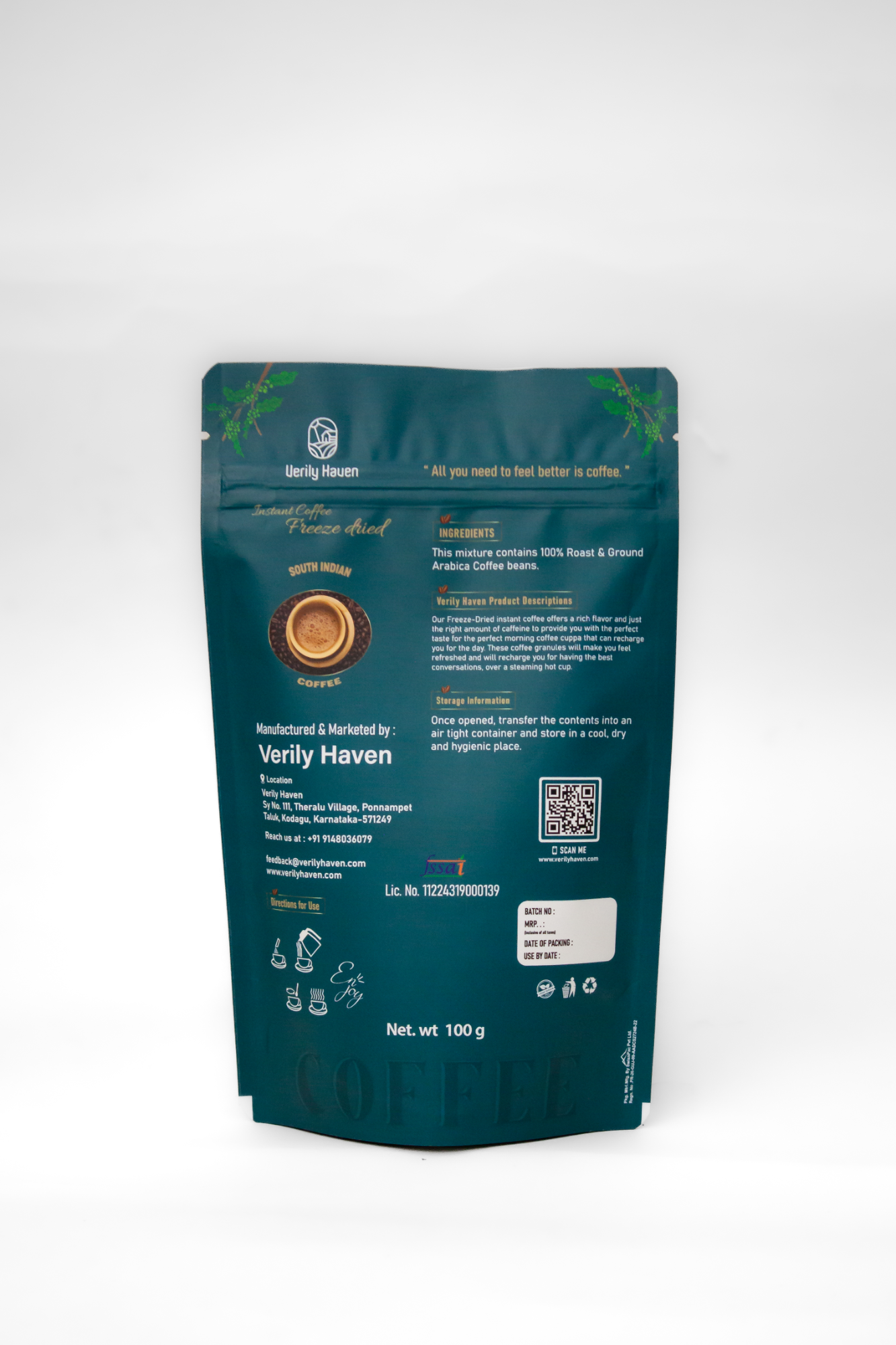 Instant Coffee Freeze Dried